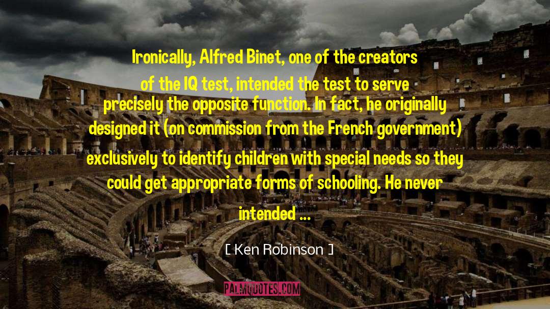 French Government quotes by Ken Robinson