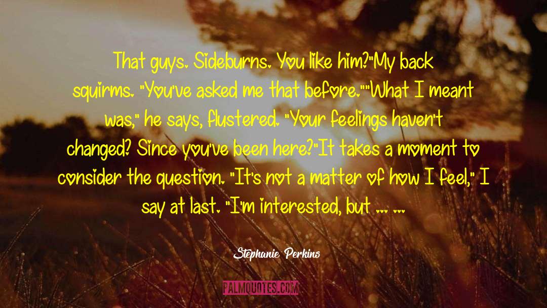 French Kiss quotes by Stephanie Perkins