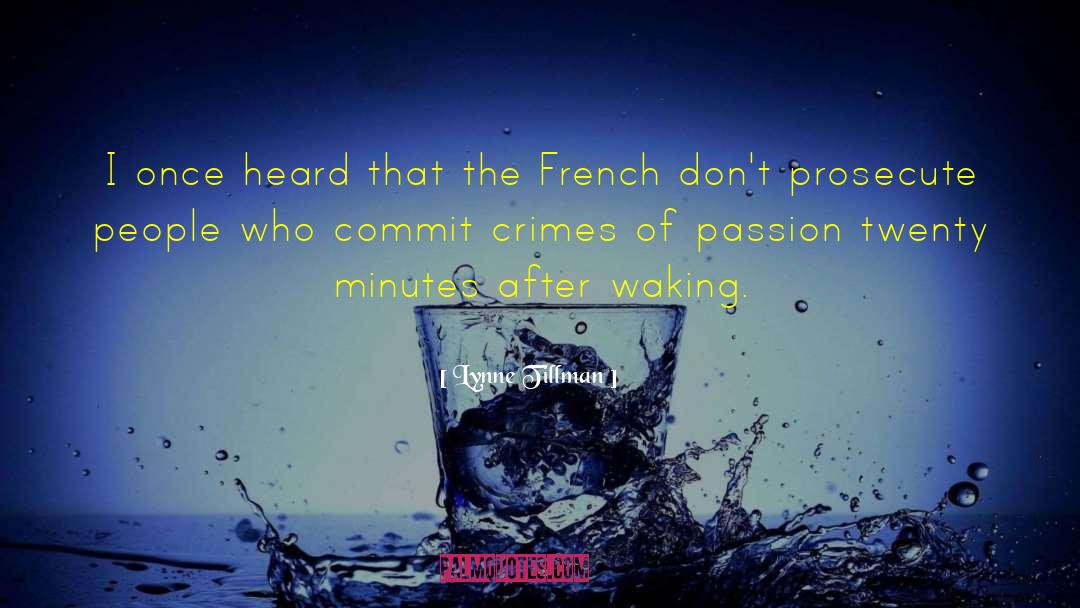 French Logic quotes by Lynne Tillman