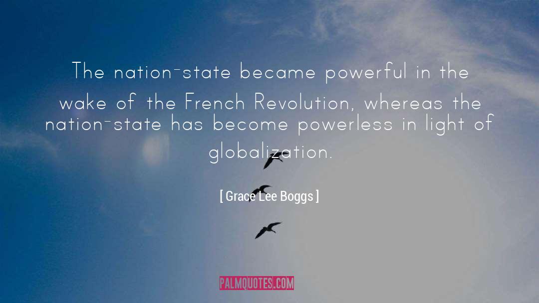 French Navy quotes by Grace Lee Boggs
