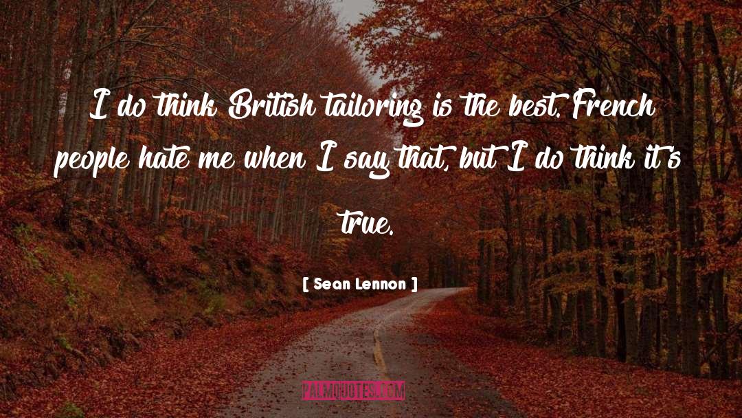 French People quotes by Sean Lennon