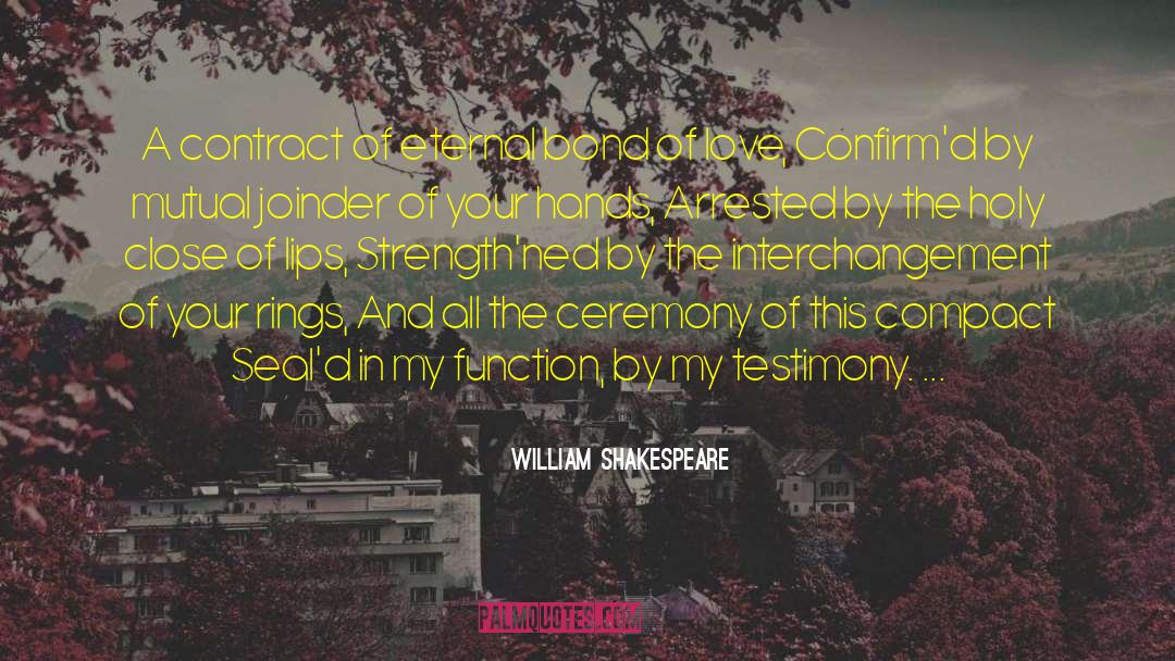 French Poesy Rings quotes by William Shakespeare