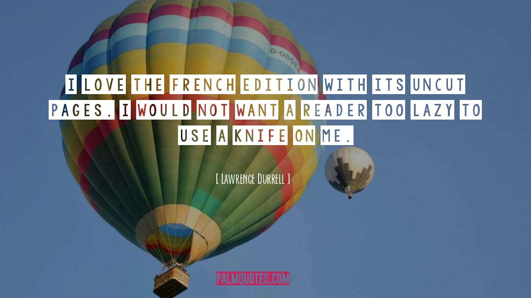 French quotes by Lawrence Durrell