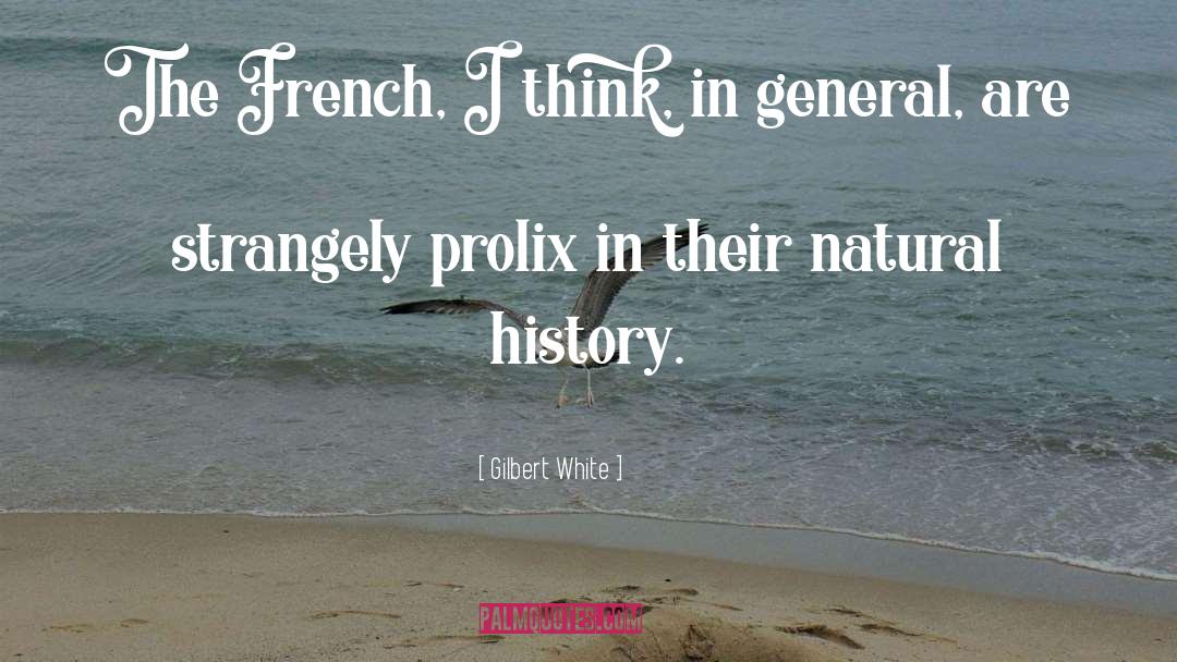 French quotes by Gilbert White