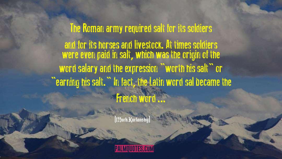 French Word quotes by Mark Kurlansky