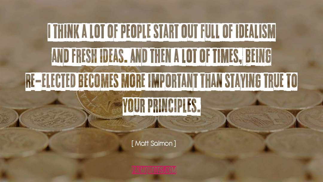 Fresh Ideas quotes by Matt Salmon