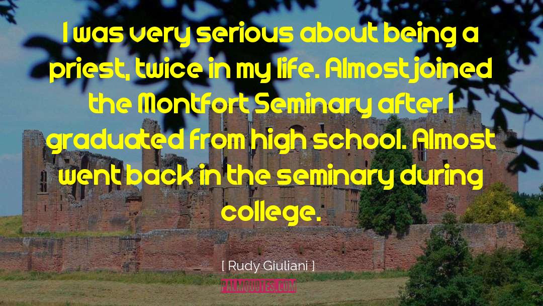 Freshman In High School quotes by Rudy Giuliani