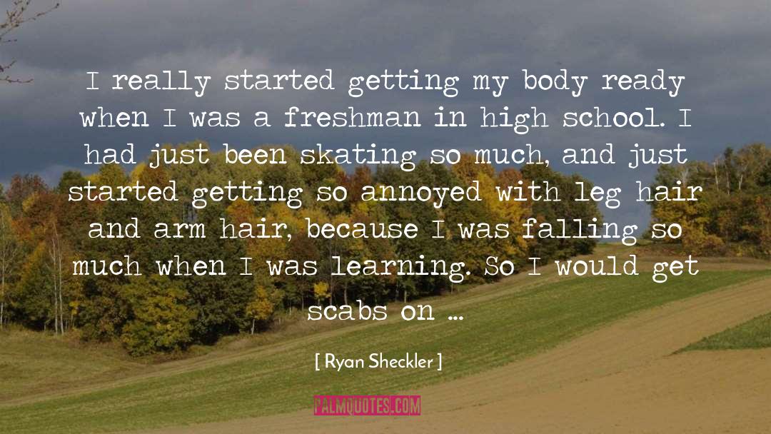 Freshman In High School quotes by Ryan Sheckler