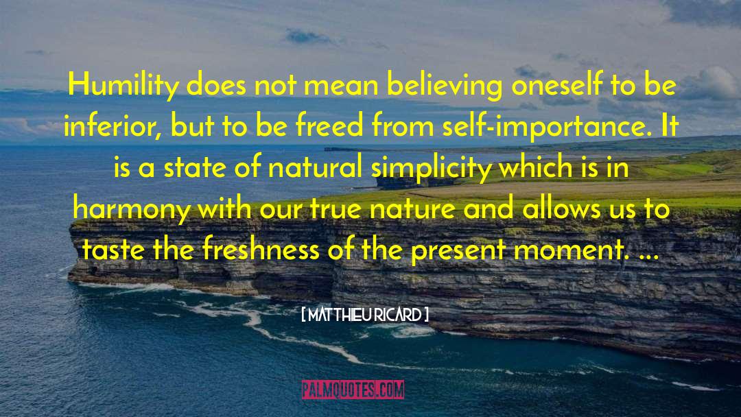 Freshness quotes by Matthieu Ricard