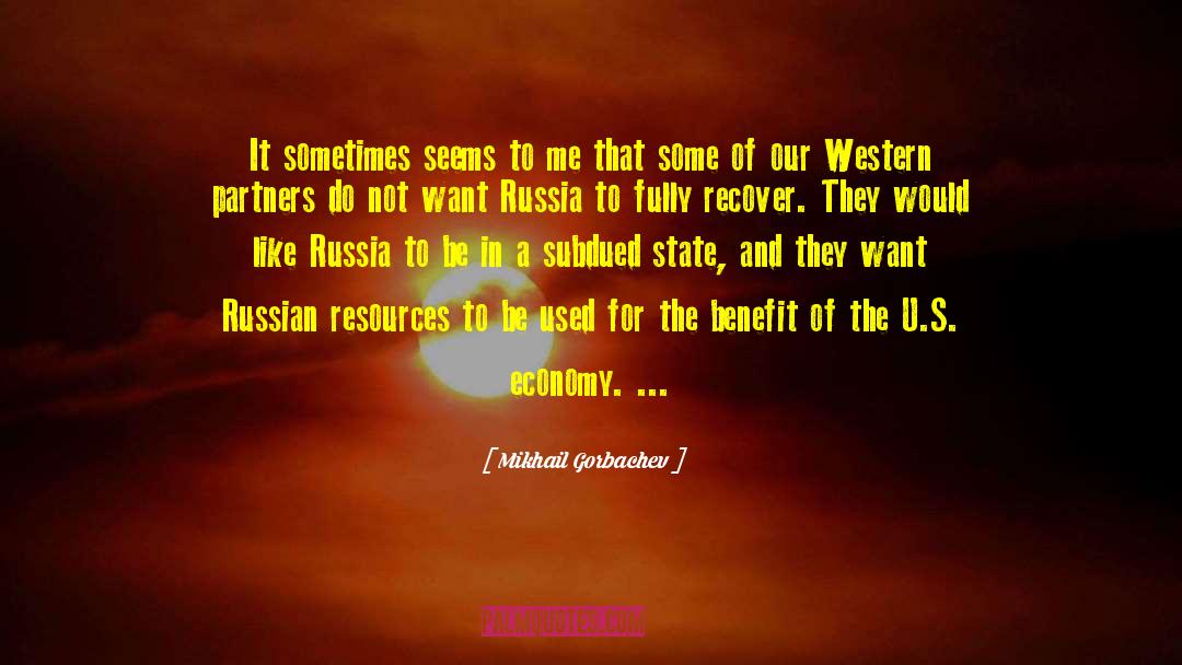 Freshwater Resources quotes by Mikhail Gorbachev