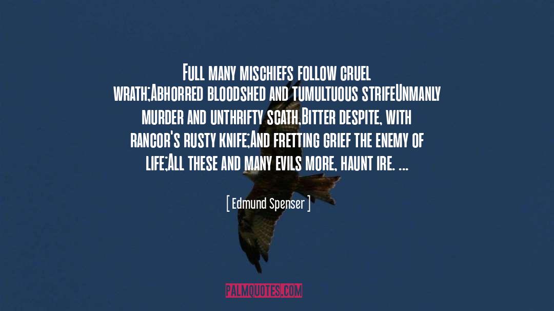 Fretting quotes by Edmund Spenser