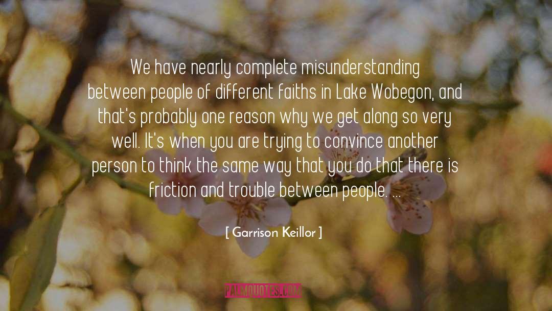 Friction Between Partners quotes by Garrison Keillor