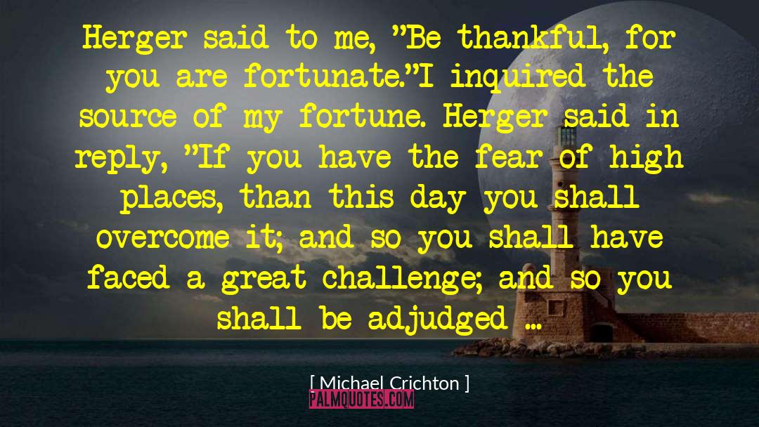 Friday The 13th Day quotes by Michael Crichton