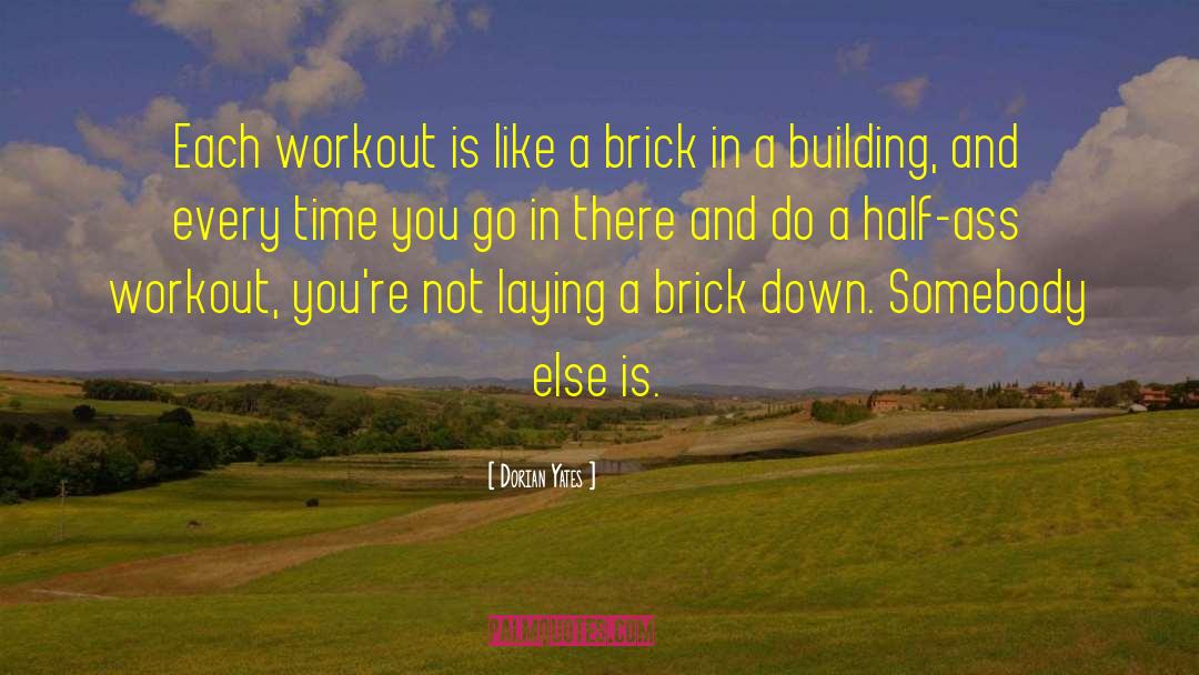 Friday Workout Motivation quotes by Dorian Yates