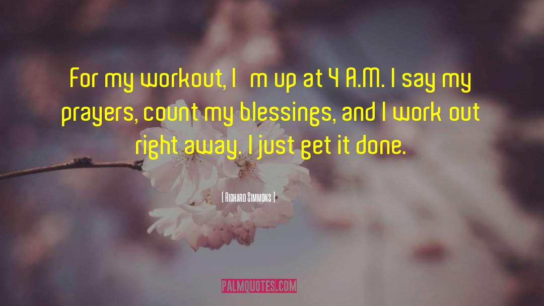 Friday Workout Motivation quotes by Richard Simmons