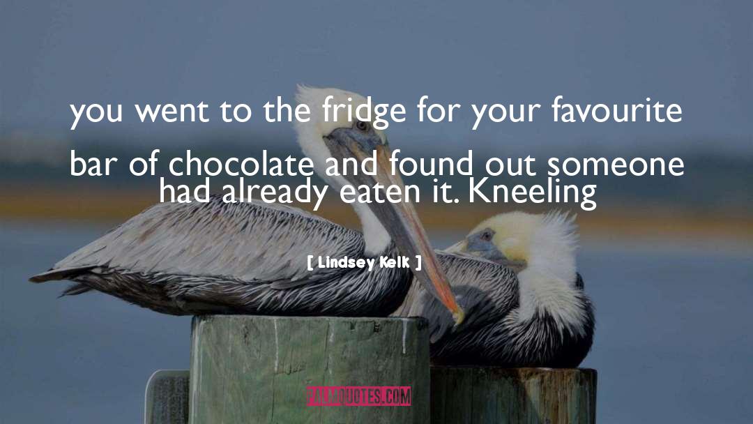 Fridge quotes by Lindsey Kelk