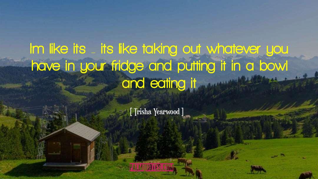 Fridges quotes by Trisha Yearwood