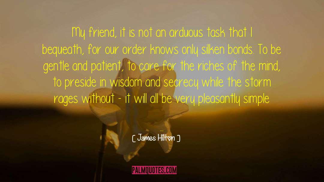 Friend Died quotes by James Hilton