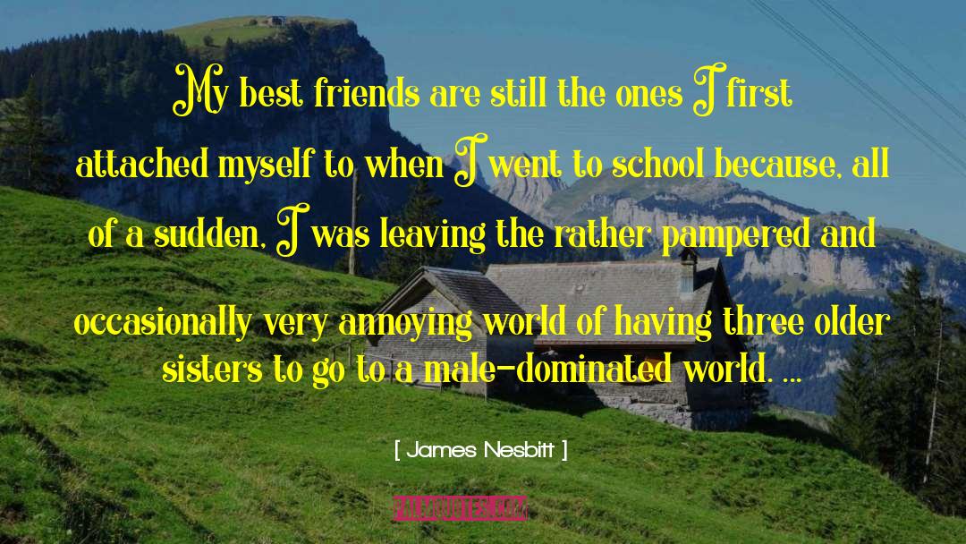 Friend Leaving School quotes by James Nesbitt
