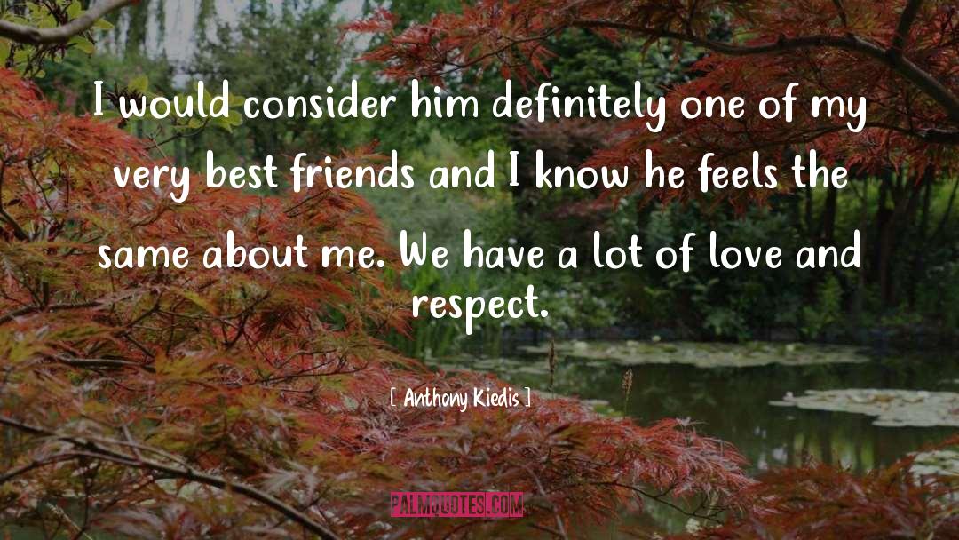 Friend Love quotes by Anthony Kiedis