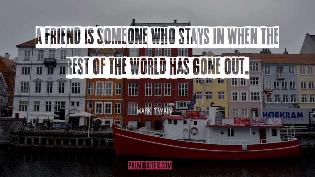 Friend Ship quotes by Mark Twain