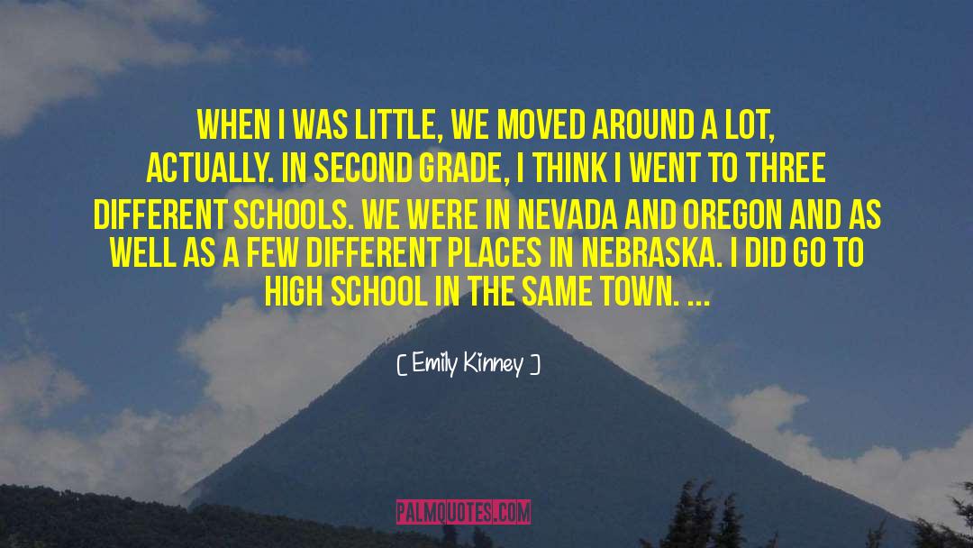 Friends And High Places quotes by Emily Kinney