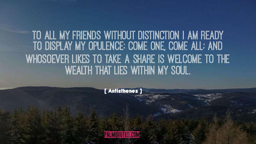 Friends And Lovers quotes by Antisthenes
