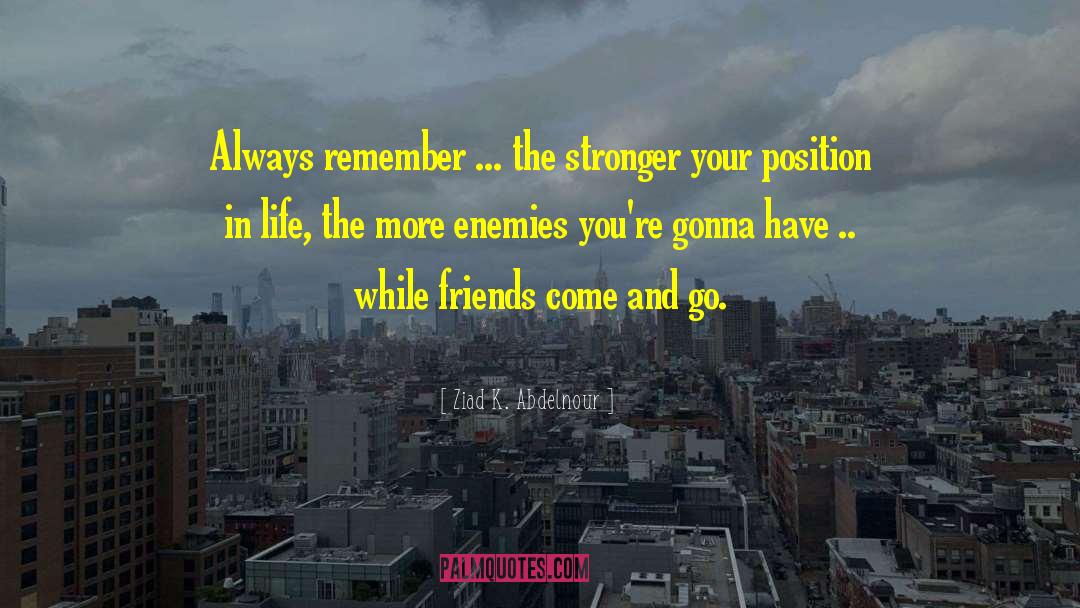 Friends Come And Go quotes by Ziad K. Abdelnour