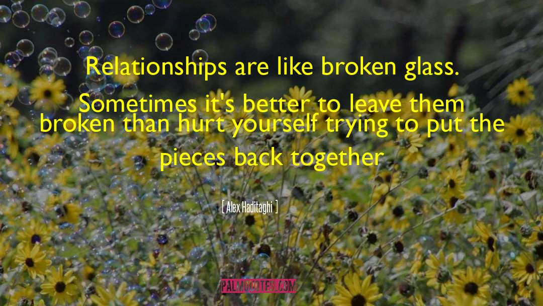 Friendship After A Breakup quotes by Alex Haditaghi
