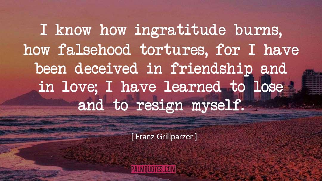 Friendship Loyalty quotes by Franz Grillparzer