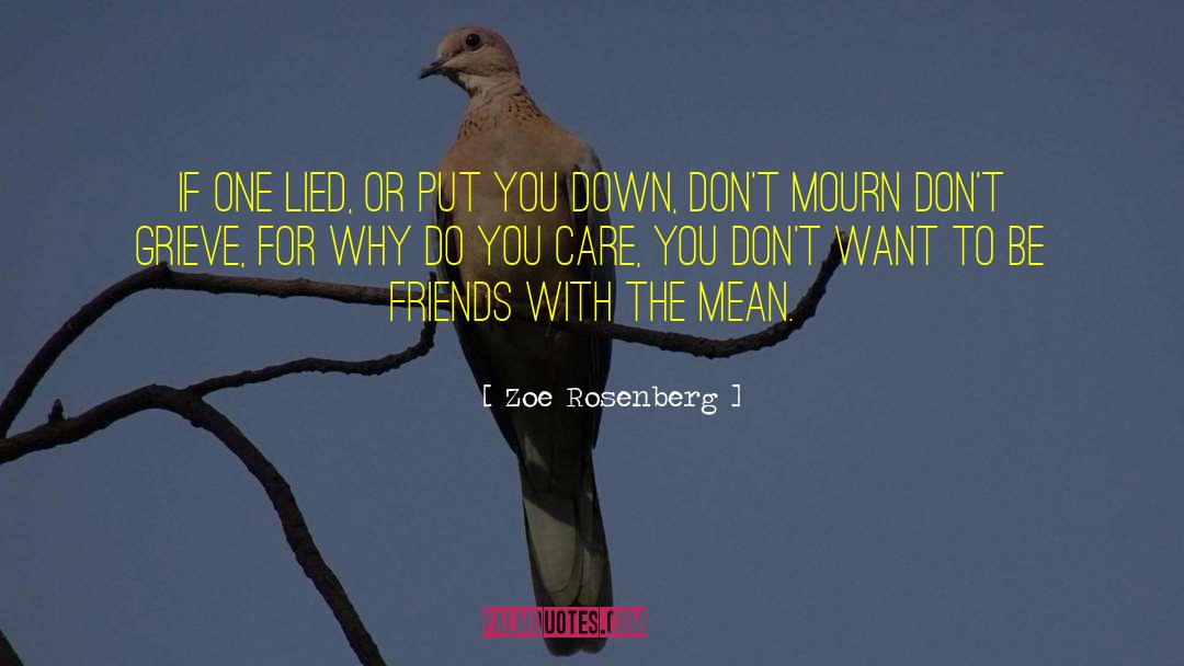 Friendship Loyalty quotes by Zoe Rosenberg