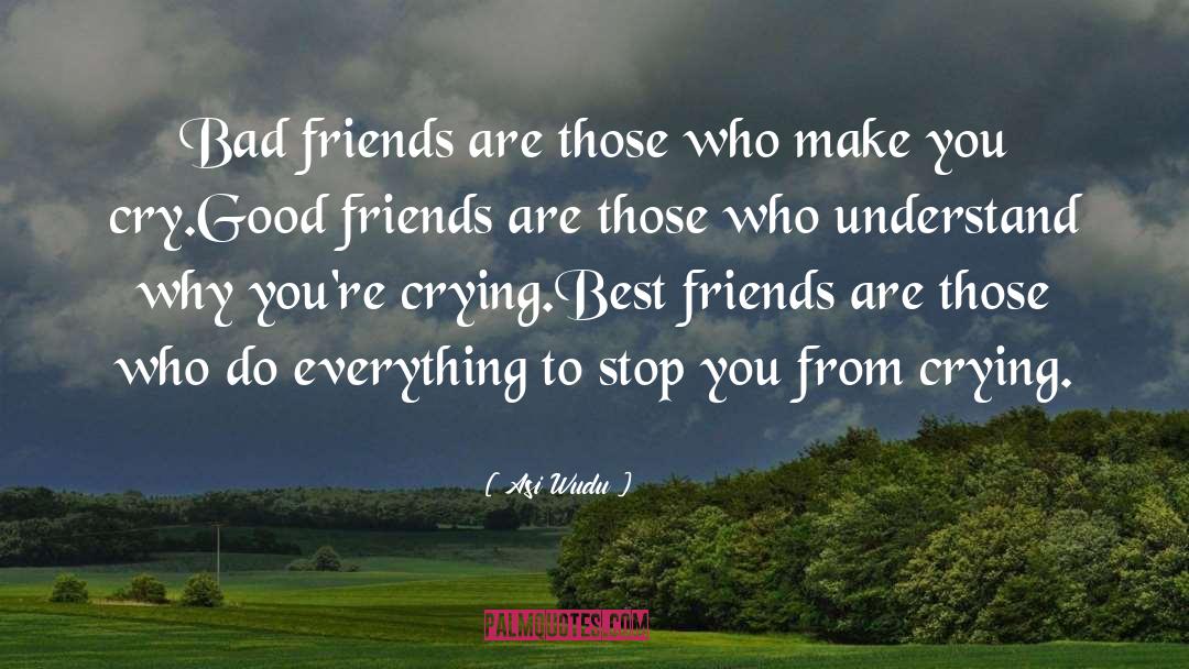 Friendship Over quotes by Asi Wudu