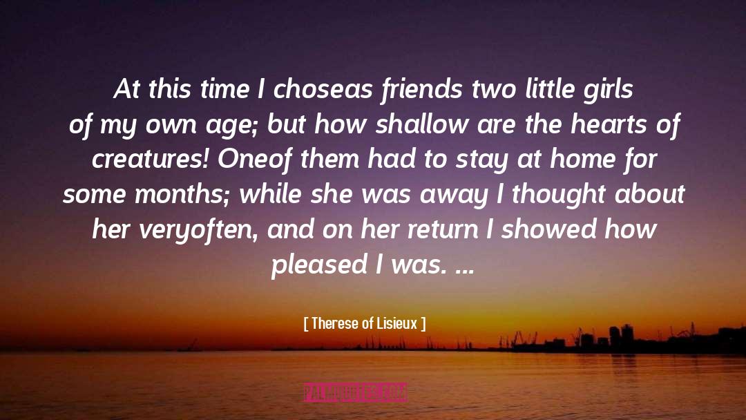 Friendship quotes by Therese Of Lisieux