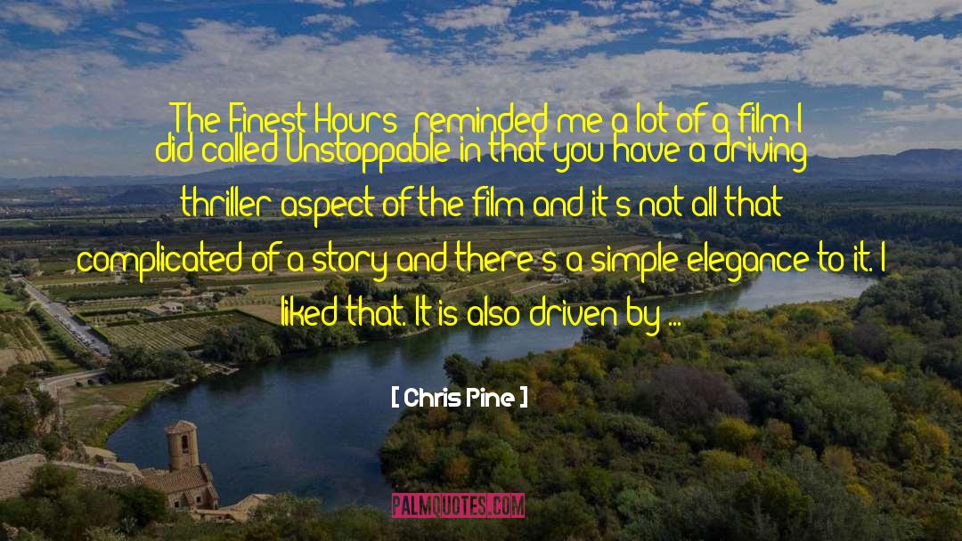 Friendship Romance quotes by Chris Pine