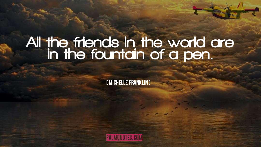 Friendship Romance quotes by Michelle Franklin