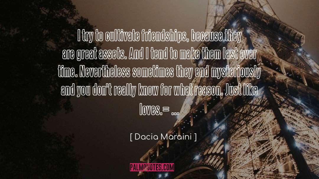 Friendships quotes by Dacia Maraini