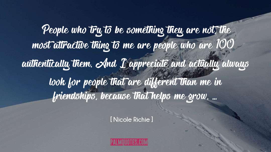 Friendships quotes by Nicole Richie