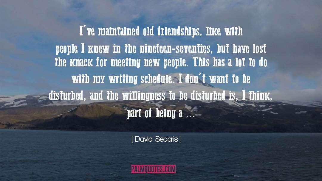 Friendships quotes by David Sedaris