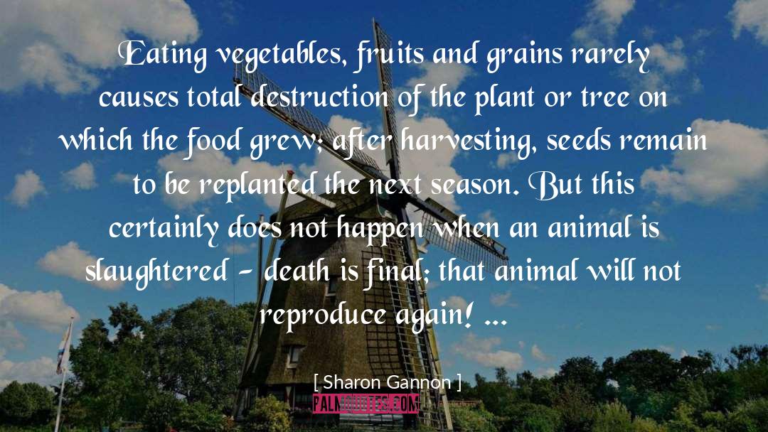 Friessen Harvesting quotes by Sharon Gannon