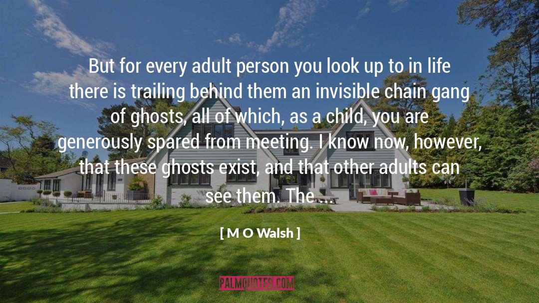 Fright quotes by M O Walsh