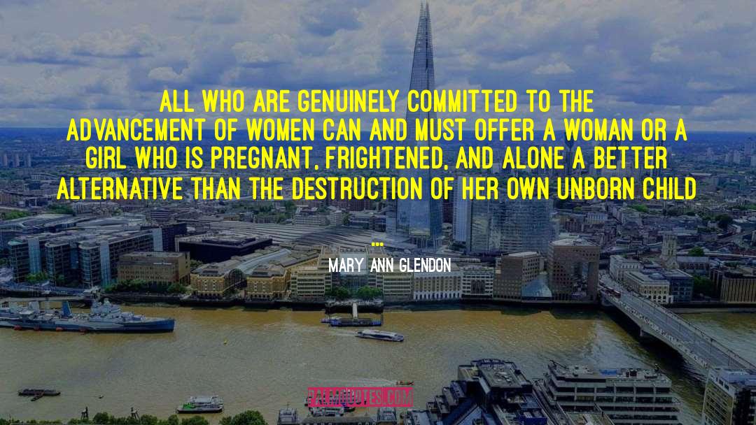 Frightened quotes by Mary Ann Glendon
