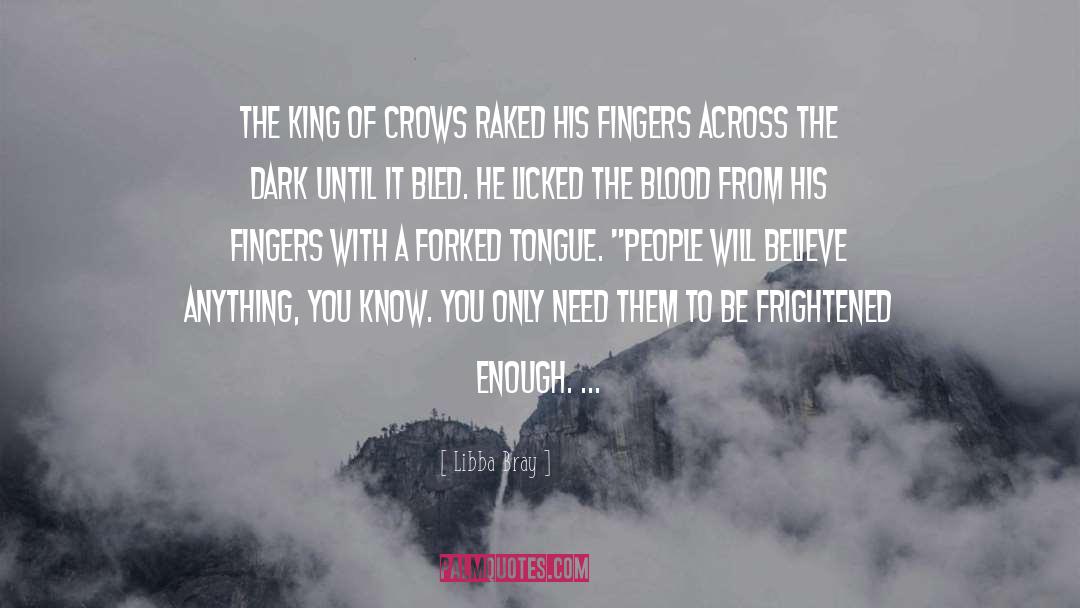 Frightened quotes by Libba Bray