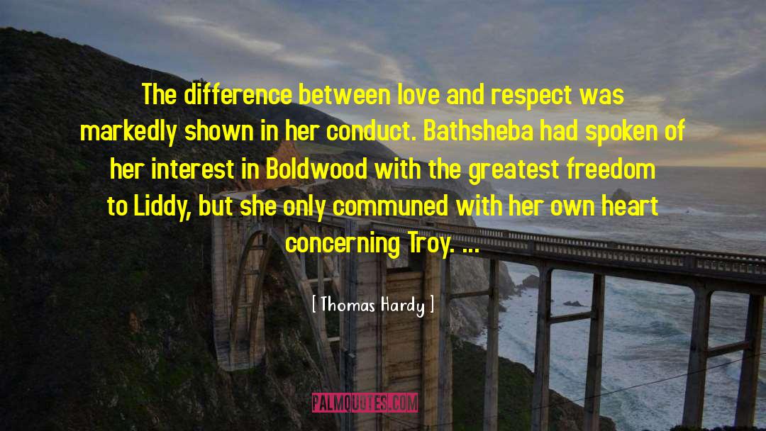 Frightening Love quotes by Thomas Hardy