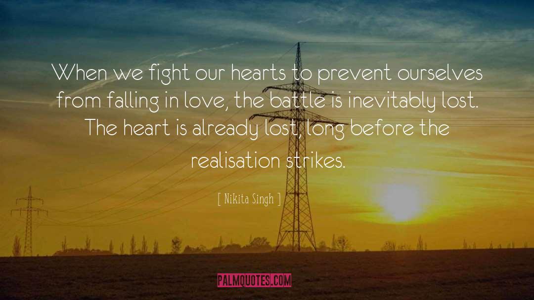 Frightening Love quotes by Nikita Singh