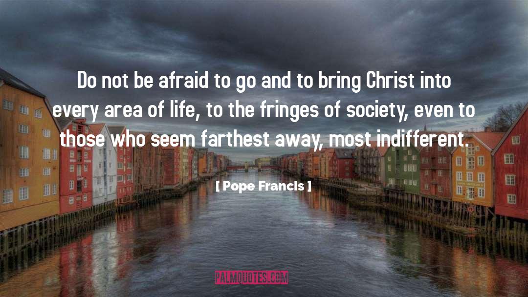 Fringe quotes by Pope Francis