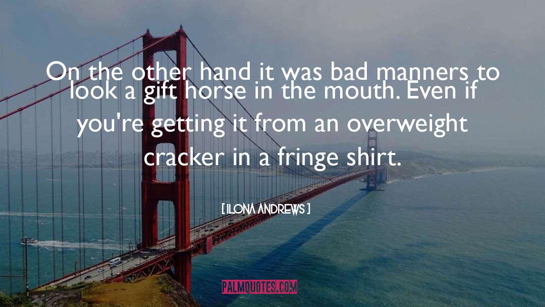 Fringe Shirt quotes by Ilona Andrews