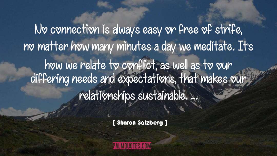 Frisky Relationships quotes by Sharon Salzberg