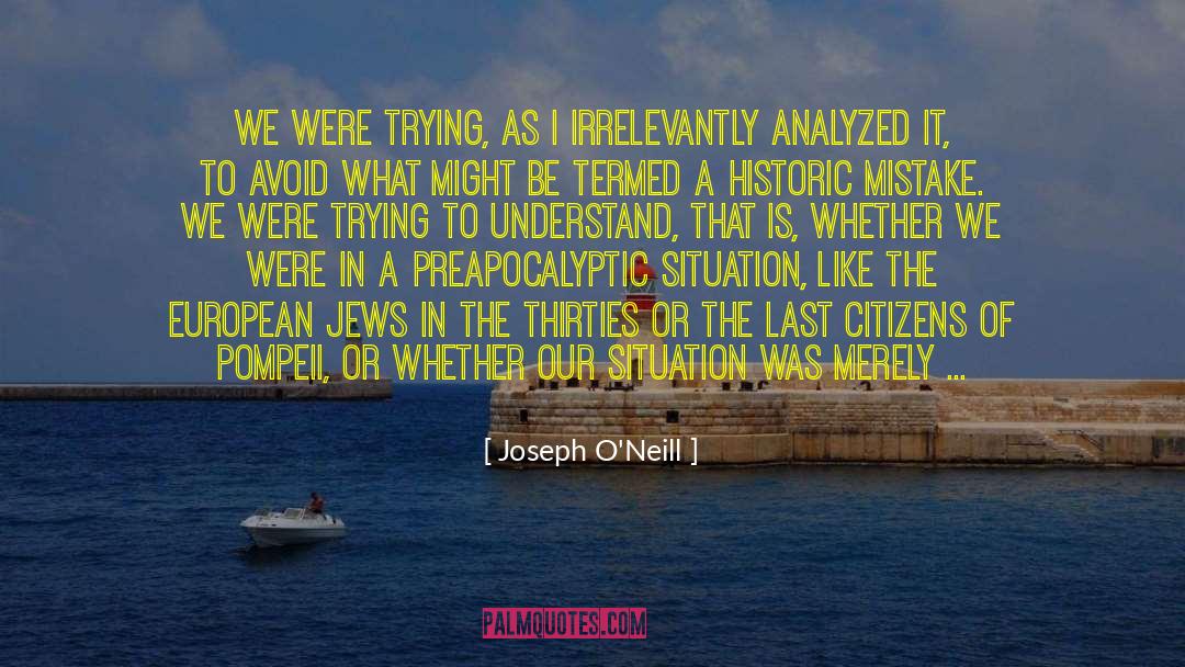 Fritzels European quotes by Joseph O'Neill