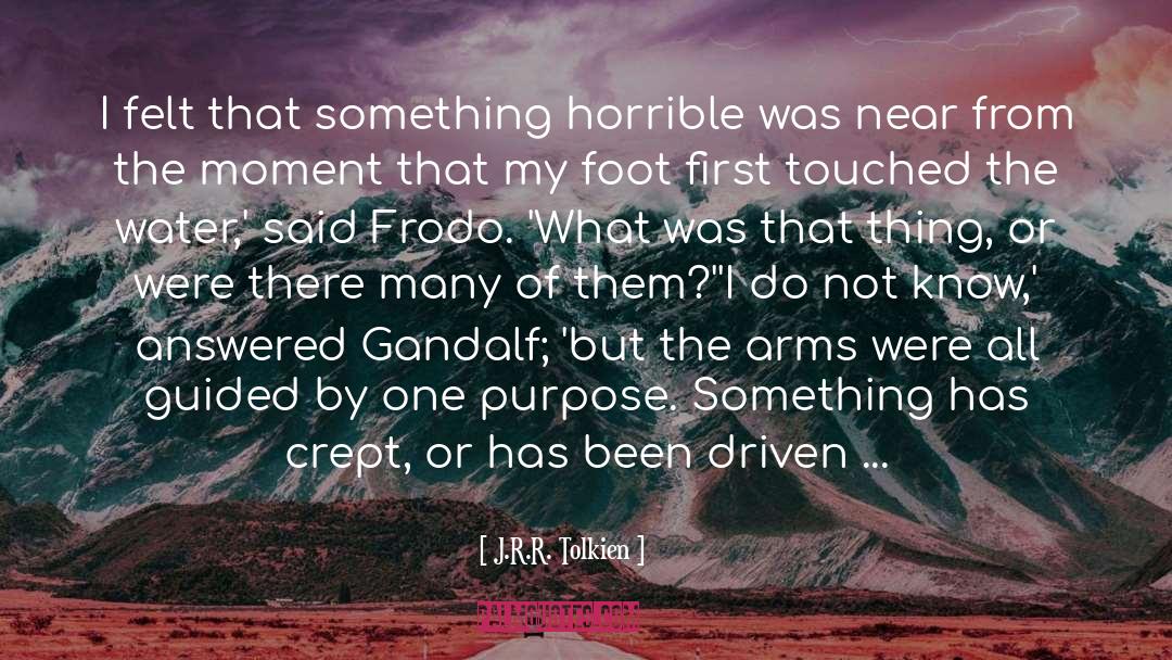 Frodo quotes by J.R.R. Tolkien