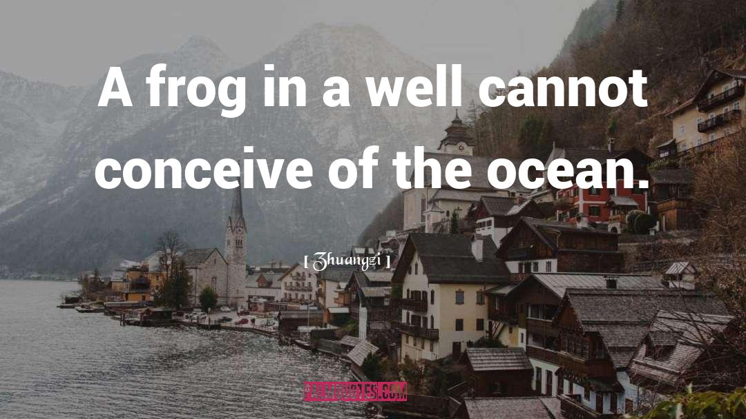 Frog quotes by Zhuangzi